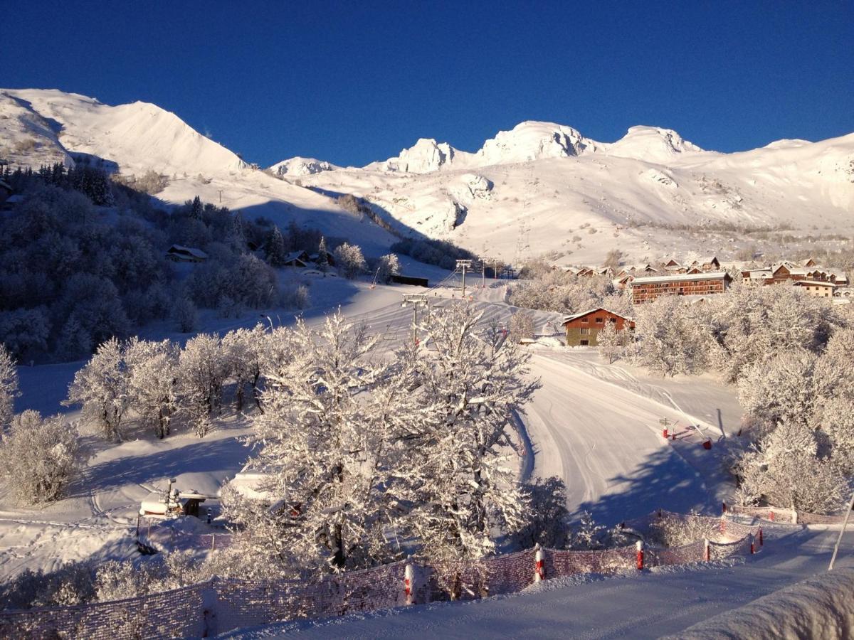 Chalet Beausoleil 4 Etoiles - Prestige - Au Pied Du Col De La Croix De Fer Saint-Sorlin-dʼArves Exteriör bild